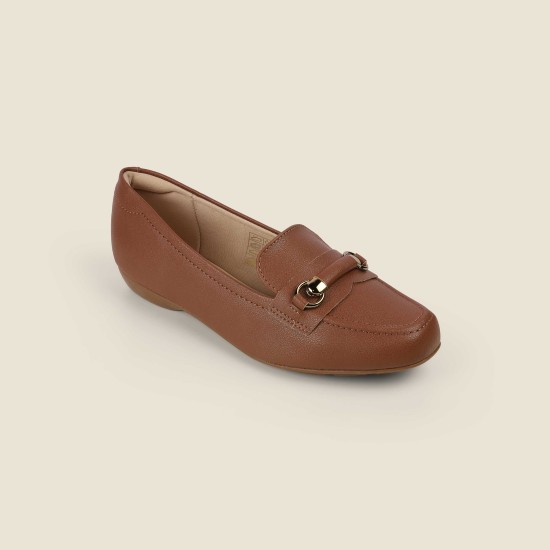 Women Brown Casual Ballerinas