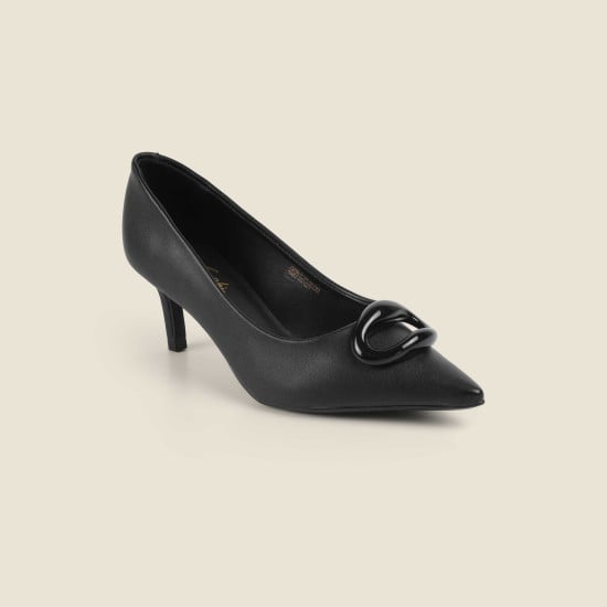 Women Black Formal Pumps