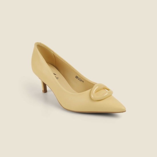 Women Yellow Formal Pumps