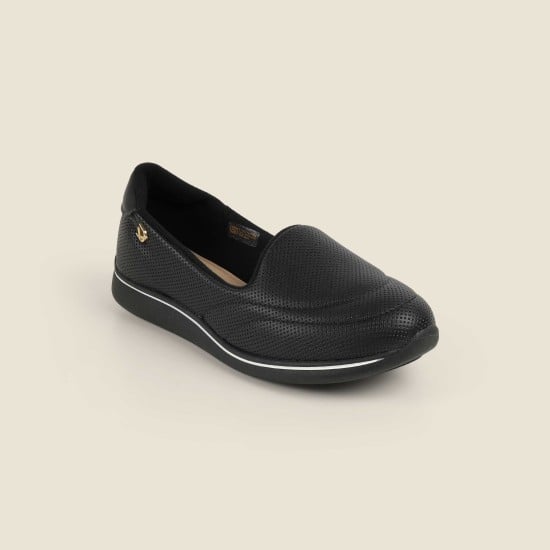 Women Black Casual Ballerinas