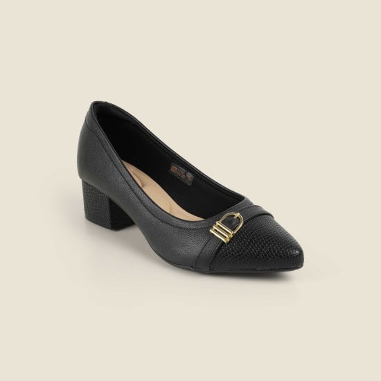 Women Black Formal Pumps