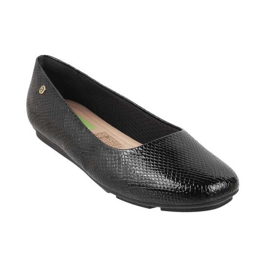 Women Black Casual Ballerinas