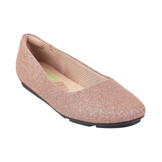 Women Rose-gold Casual Ballerinas