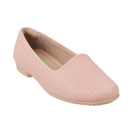 Women Peach Casual Ballerinas