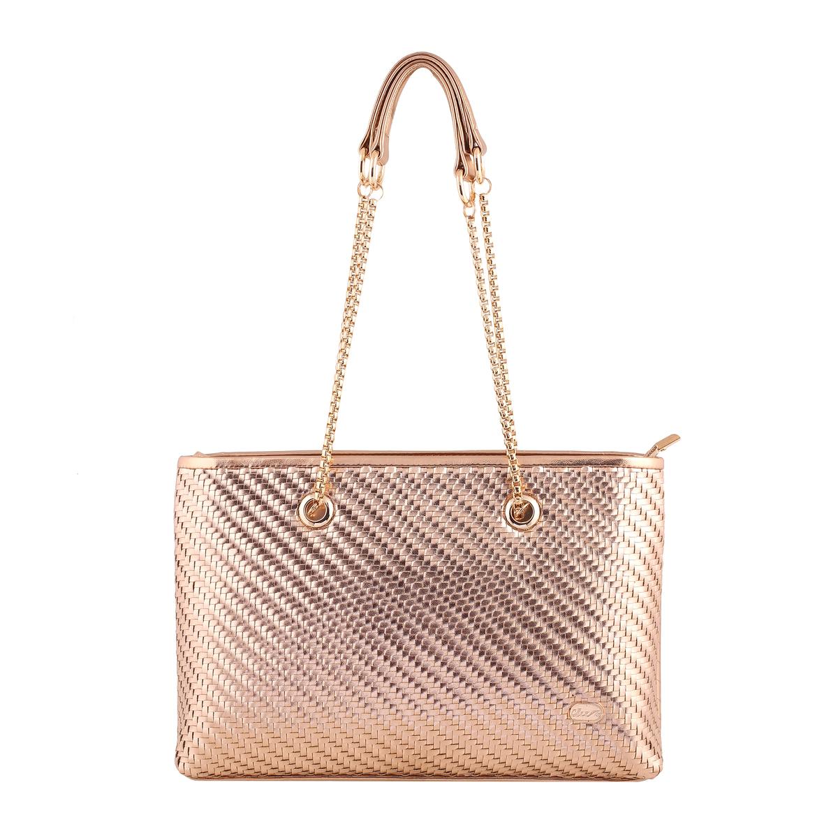 Buy Cheemo Women Rose gold Shoulder Bag Online SKU 77 139 52 10 Metro Shoes