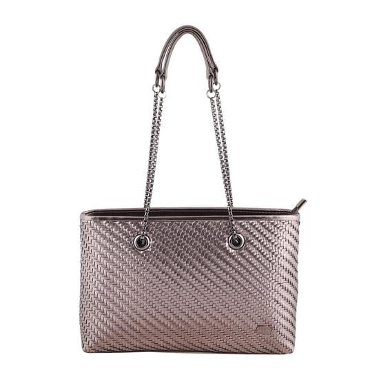 Women Gun-metal Shoulder Bag