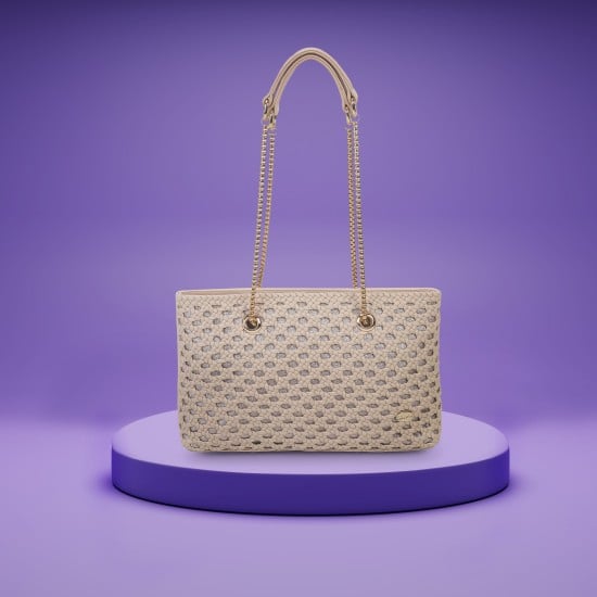 Women Off-white Shoulder Bag