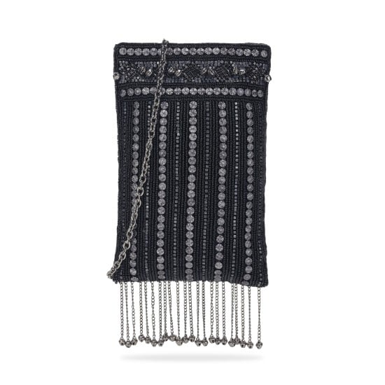 Women Black Mobile Cover