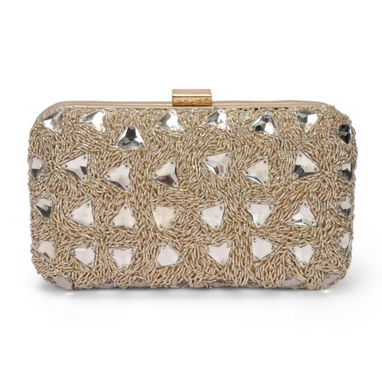 Women Gold Evening Bag