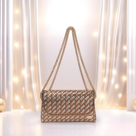 Women Bronze Evening Bag