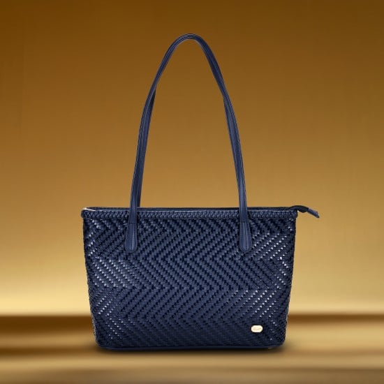 Women Blue-navy Tote Bag
