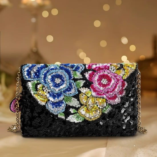 Women Black Evening Bag