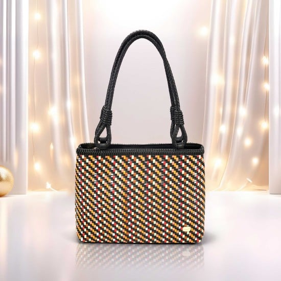 Women Black-multi Shoulder Bag