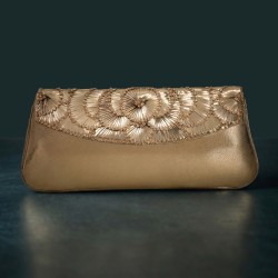 Women Gold Clutch