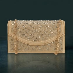 Women Gold Evening Bag