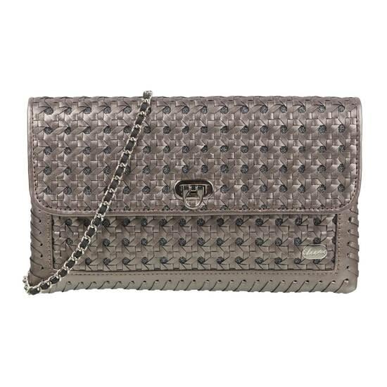 Women Gun-Metal Clutch