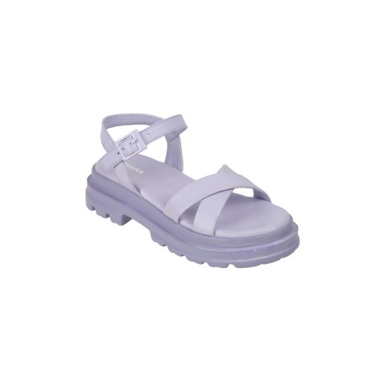 Girls Purple Casual Sandals