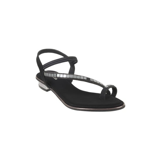 Girls Black Casual Sandals