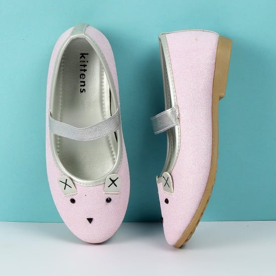 Girls Purple Casual Ballerinas