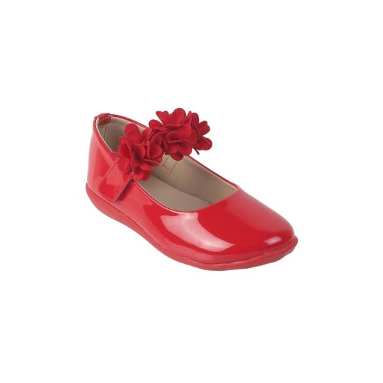 Girls Red Formal Ballerinas