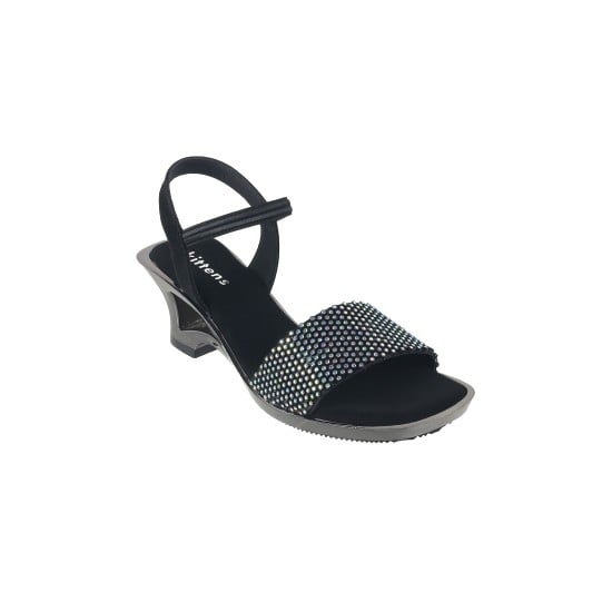 Girls Black Formal Sandals