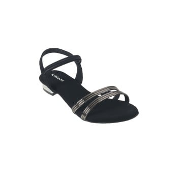 Kittens Girls Black Casual Sandals(SKU: 78-8-11-30)