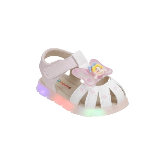 Girls Pink Casual Sandals