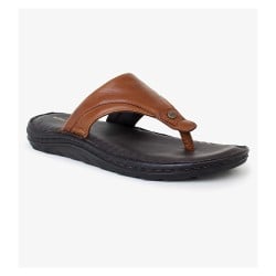 Men Brown Casual Slippers