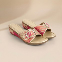 Women Gold Casual Slip Ons