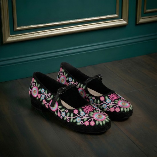 Women Black Casual Ballerinas