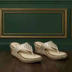 Women Beige Casual Slippers