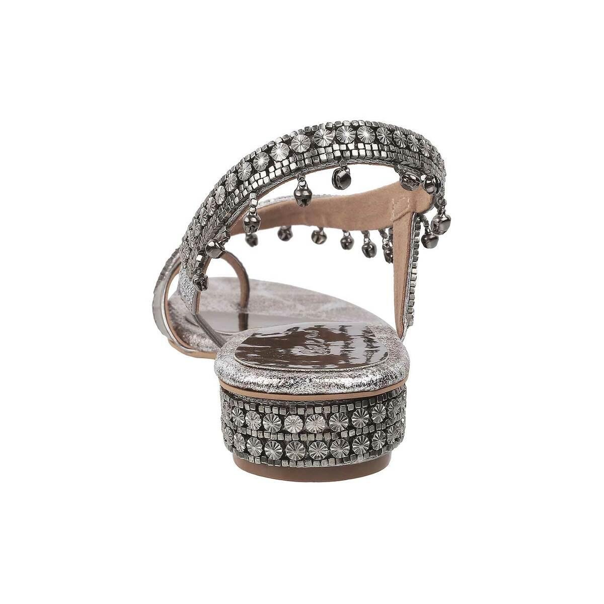 Buy Stepee Stylish Fancy Trendy and Comfortable Silver Heel Sandals for  Women  Girls  Wedges  Heeled  Sandals  Block heel  Casual  Formal  Online at Best Prices in India  JioMart
