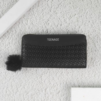 Walkway Women Black Wallet(SKU: 95-144-11-10)