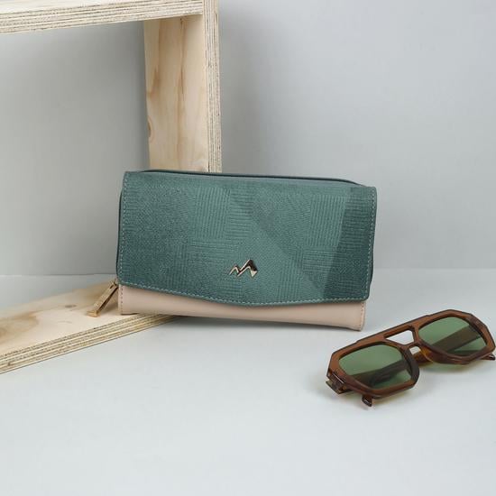 Women Green Wallet