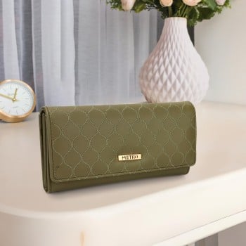 Metro Women Light-green Wallet(SKU: 95-170-60-10)
