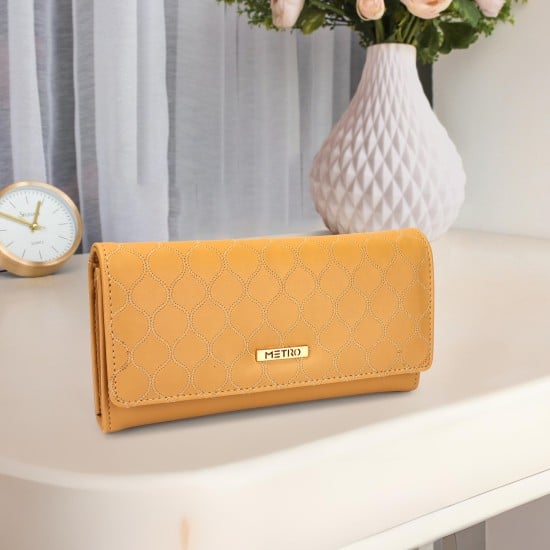 Women Yellow Wallet