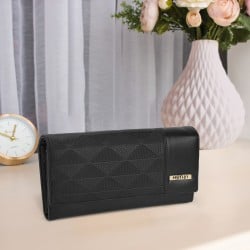 Women Black Wallet