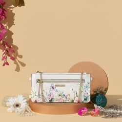 Women White Wallet