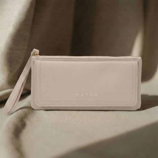 Women Beige Wallet