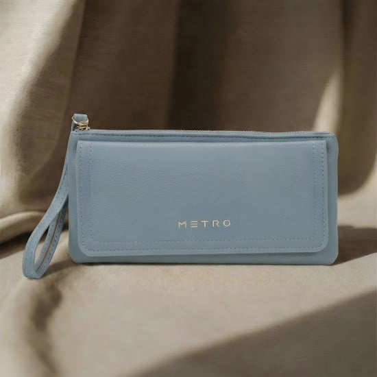 Women Blue Wallet