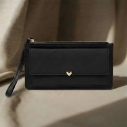 Women Black Wallet