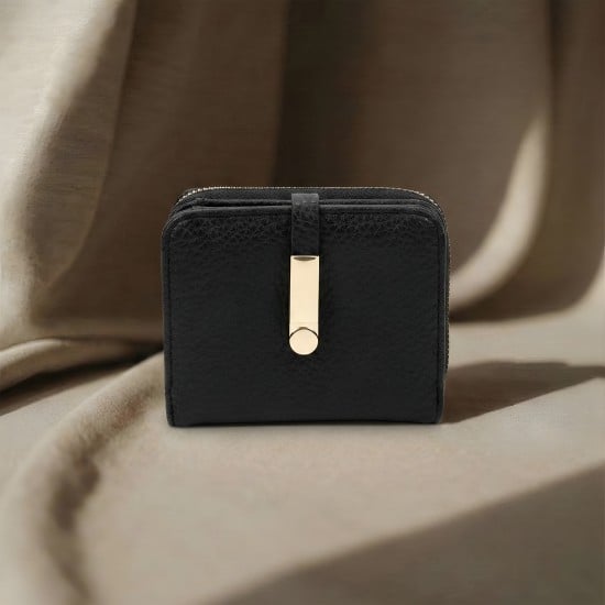 Women Black Wallet