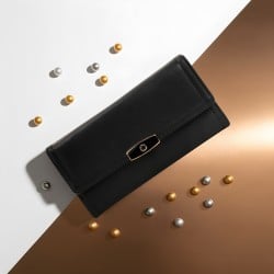 Women Black Wallet