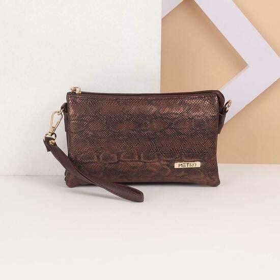 Women Bronze Wrislet Bag