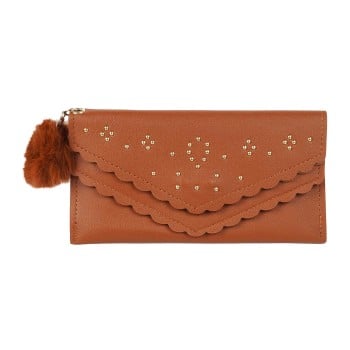 Walkway Women Tan Clutch(SKU: 95-85-23-10)