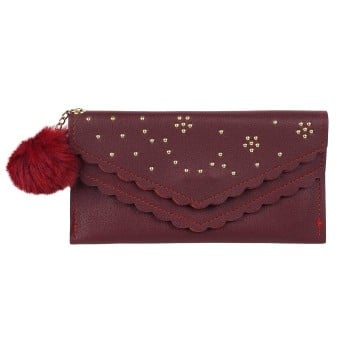 Walkway Women Maroon Clutch(SKU: 95-85-44-10)