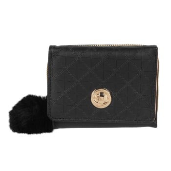 Walkway Women Black Wallet(SKU: 95-88-11-10)