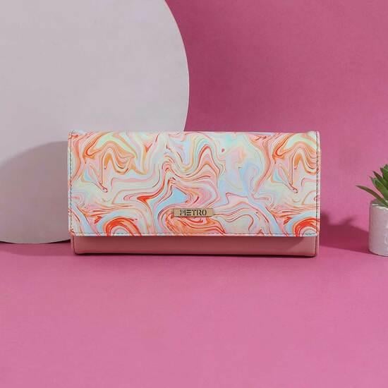 Women Orange Wallet