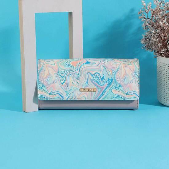 Women Blue Wallet